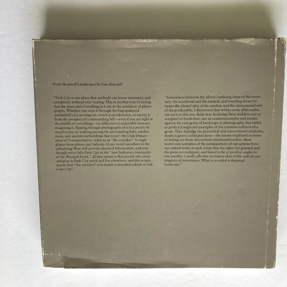 Lewis Baltz "Park City" Photography Book SIGNED - Picture 4 of 7